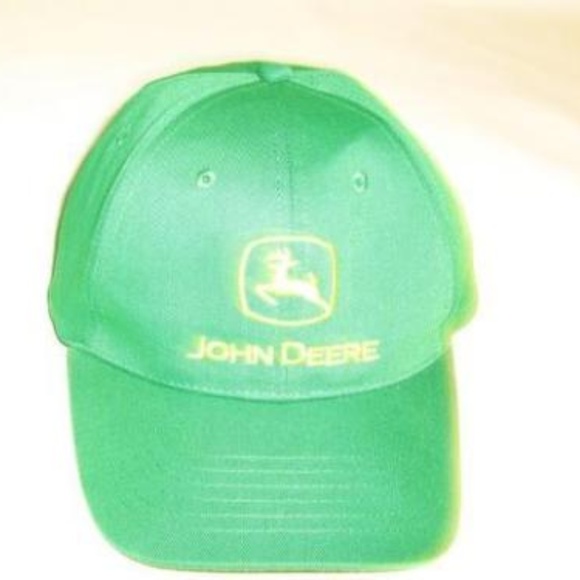 JOHN DEERE Green Adjustable Cap Hat Snapback - Picture 2 of 5